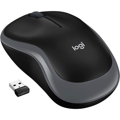 Logitech M185 Wireless Mouse, Compact Design, Grey